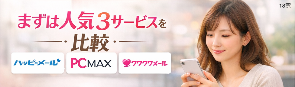 ハッピーメールで近場の相手を探す